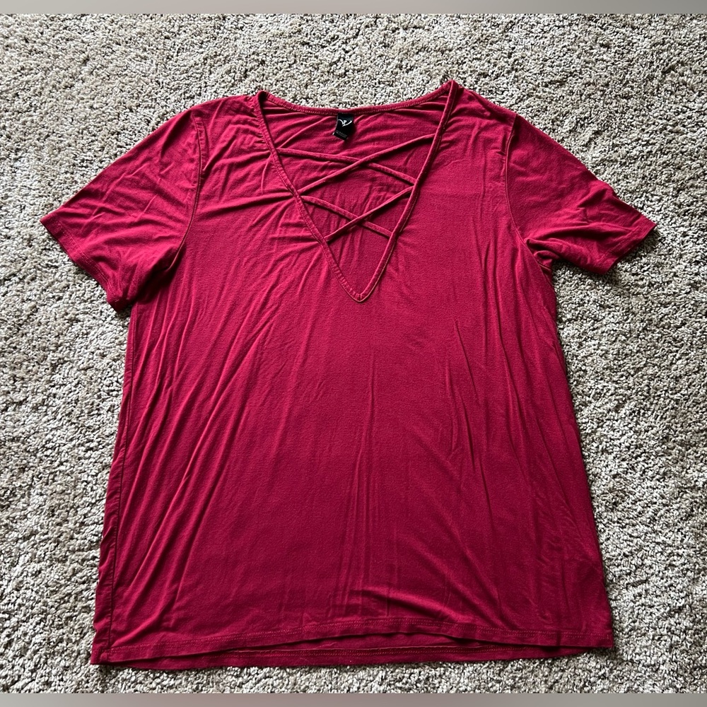 Windsor Criss Cross Deep V-neck